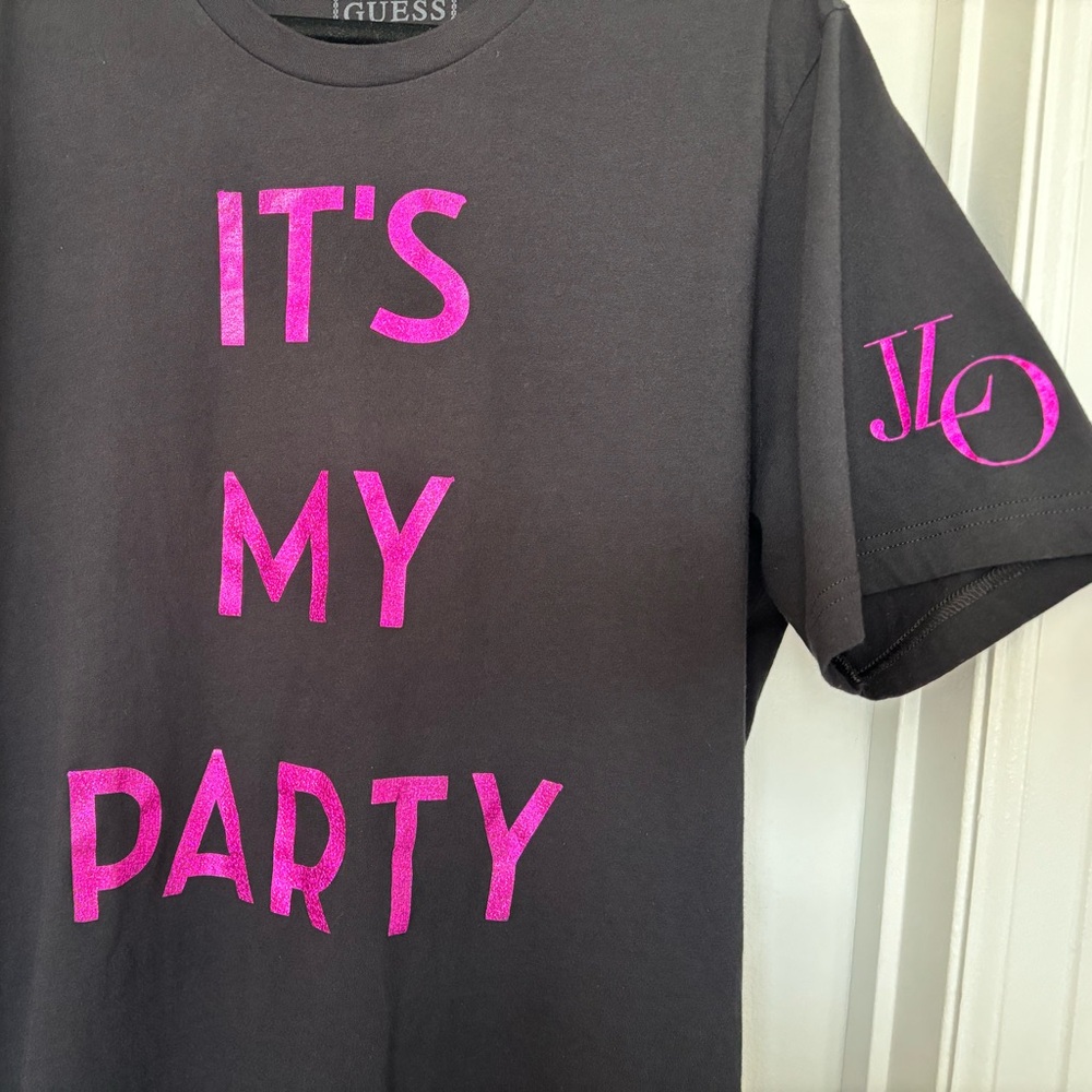 Guess • JLO ‘IT’S MY PARTY’ Summer 2019 T-Shirt - Tour Merch - Size XXL - Picture 2 of 12